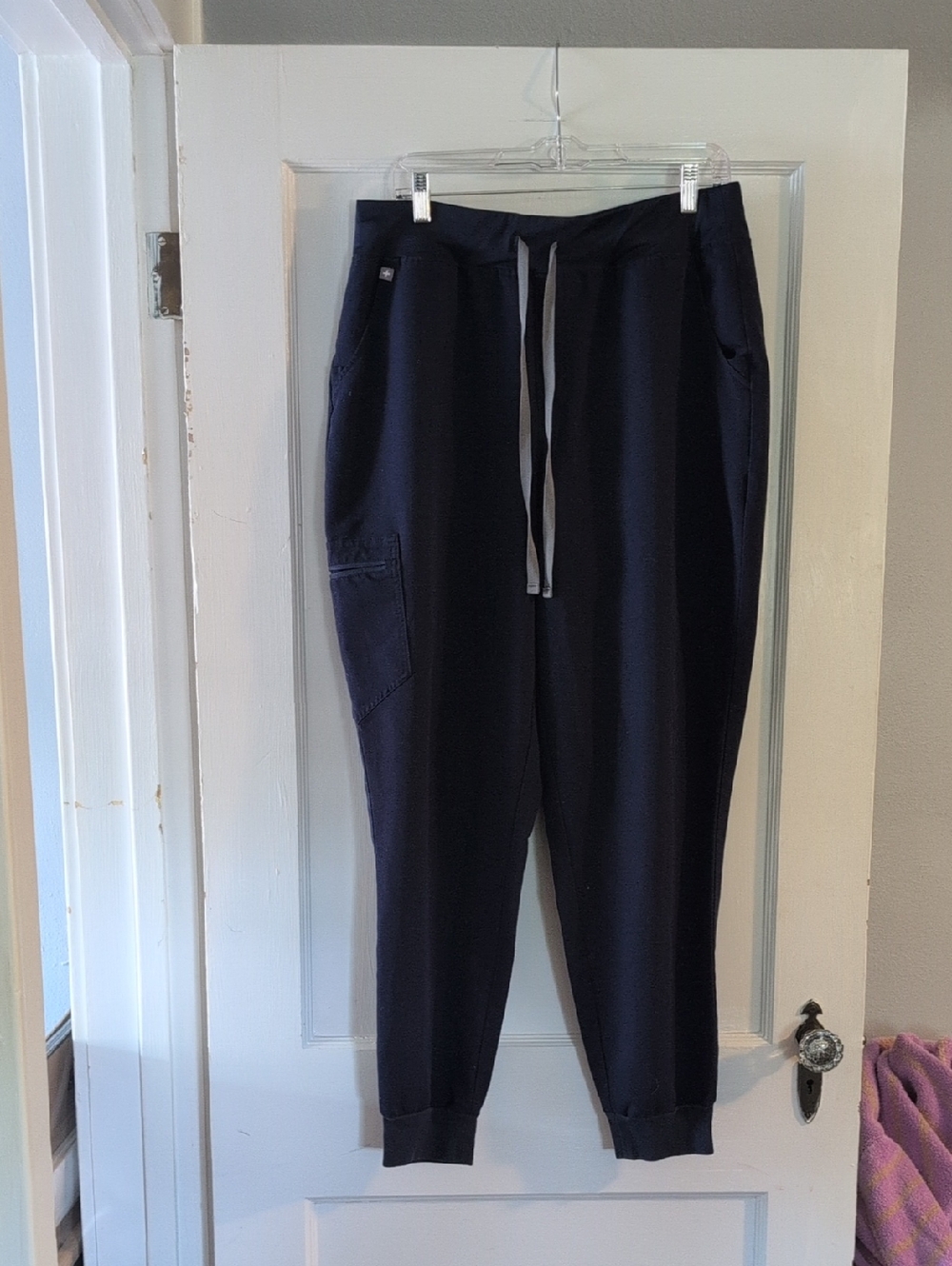 Women's Navy Scrub Joggers
